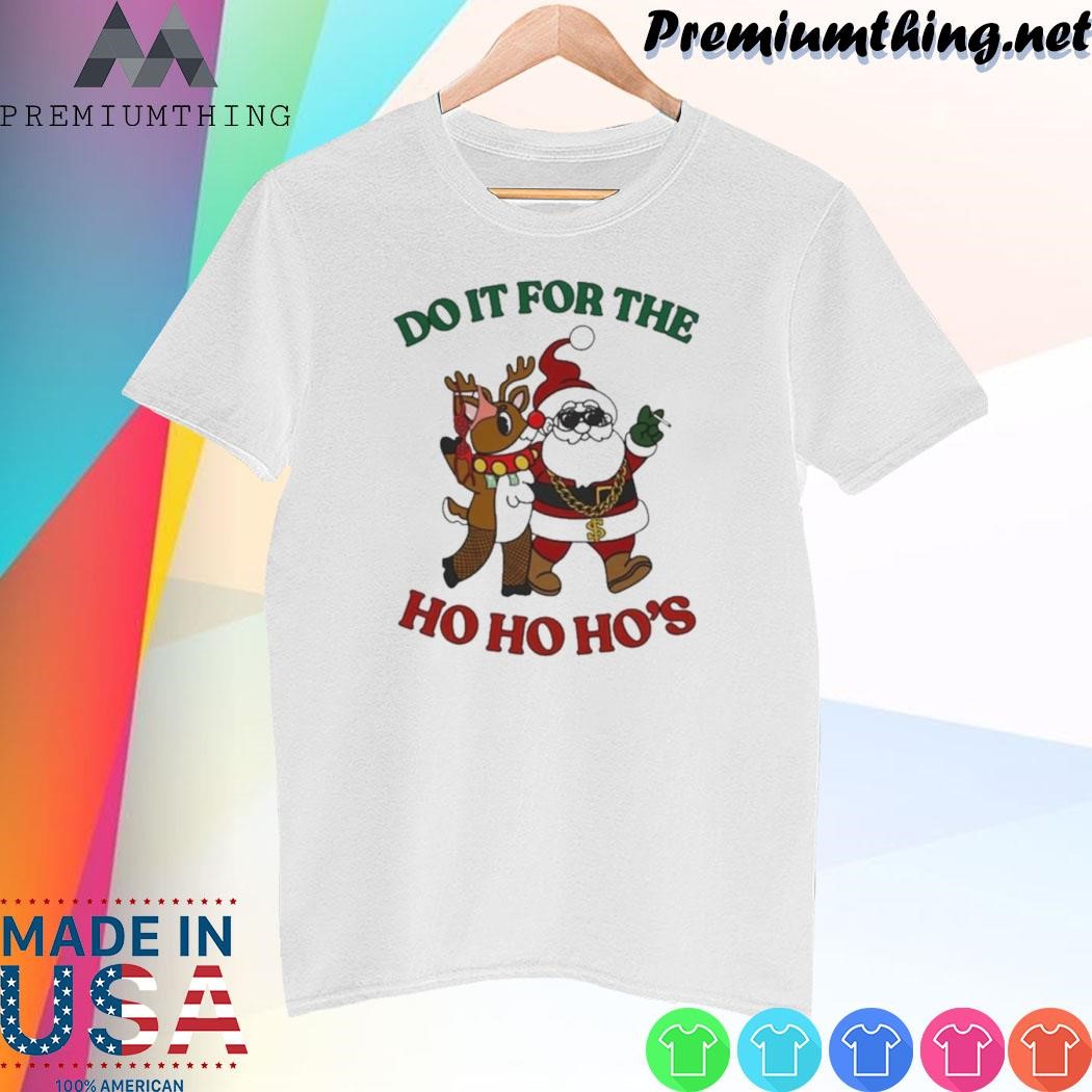 Design Santa and reindeer doin’ it for the ho’s shirt