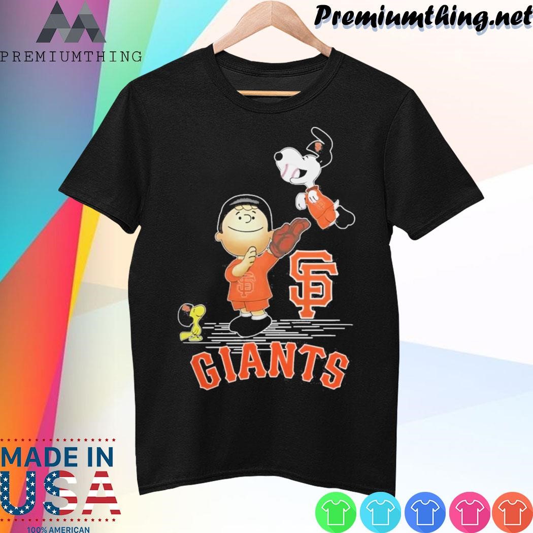 Design Snoopy And Woodstock San Francisco Giants The Peanuts Christmas 2023 shirt
