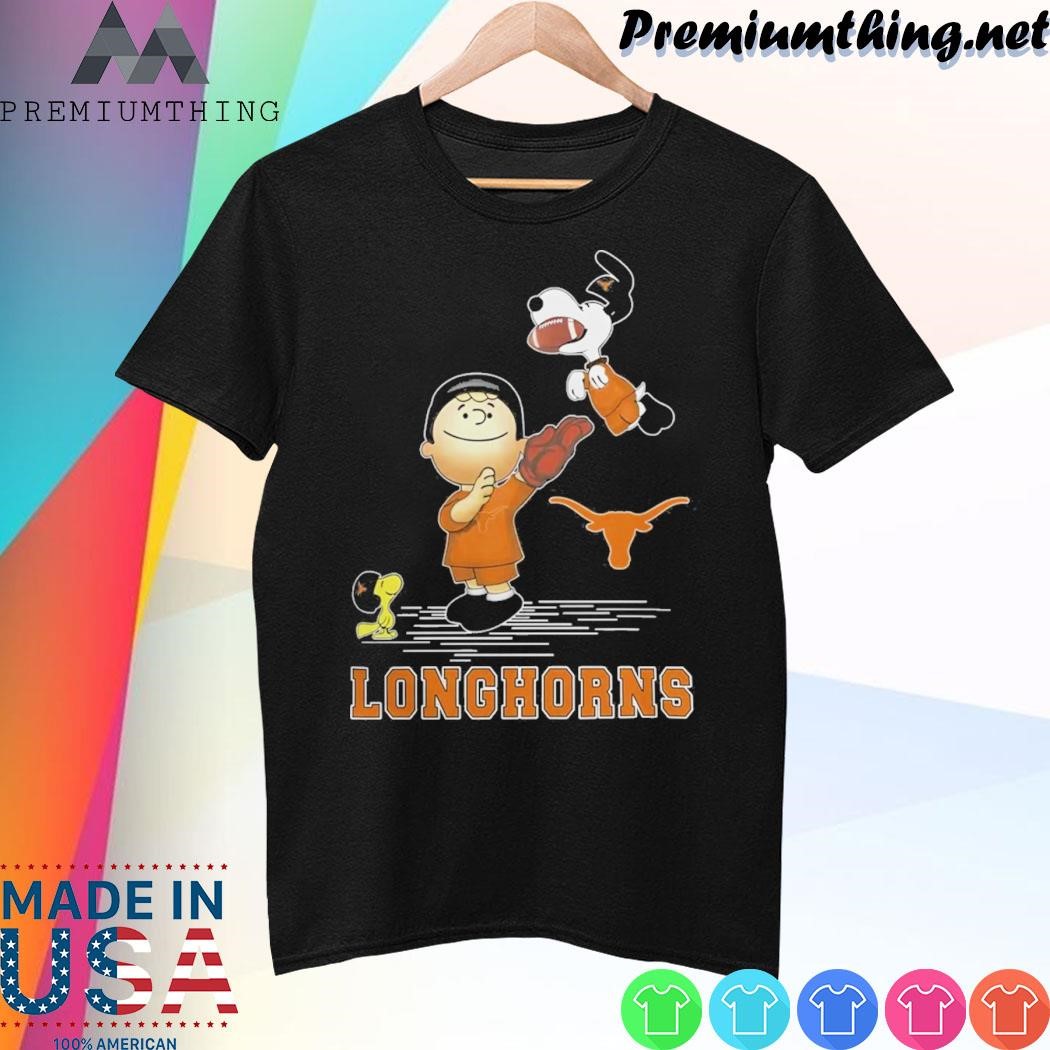 Design Snoopy And Woodstock Texas Longhorns The Peanuts Christmas 2023 shirt