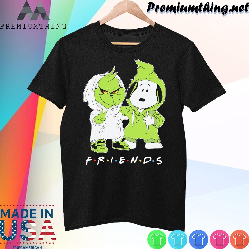 Design Snoopy and Grinch firiends merry christmas shirt