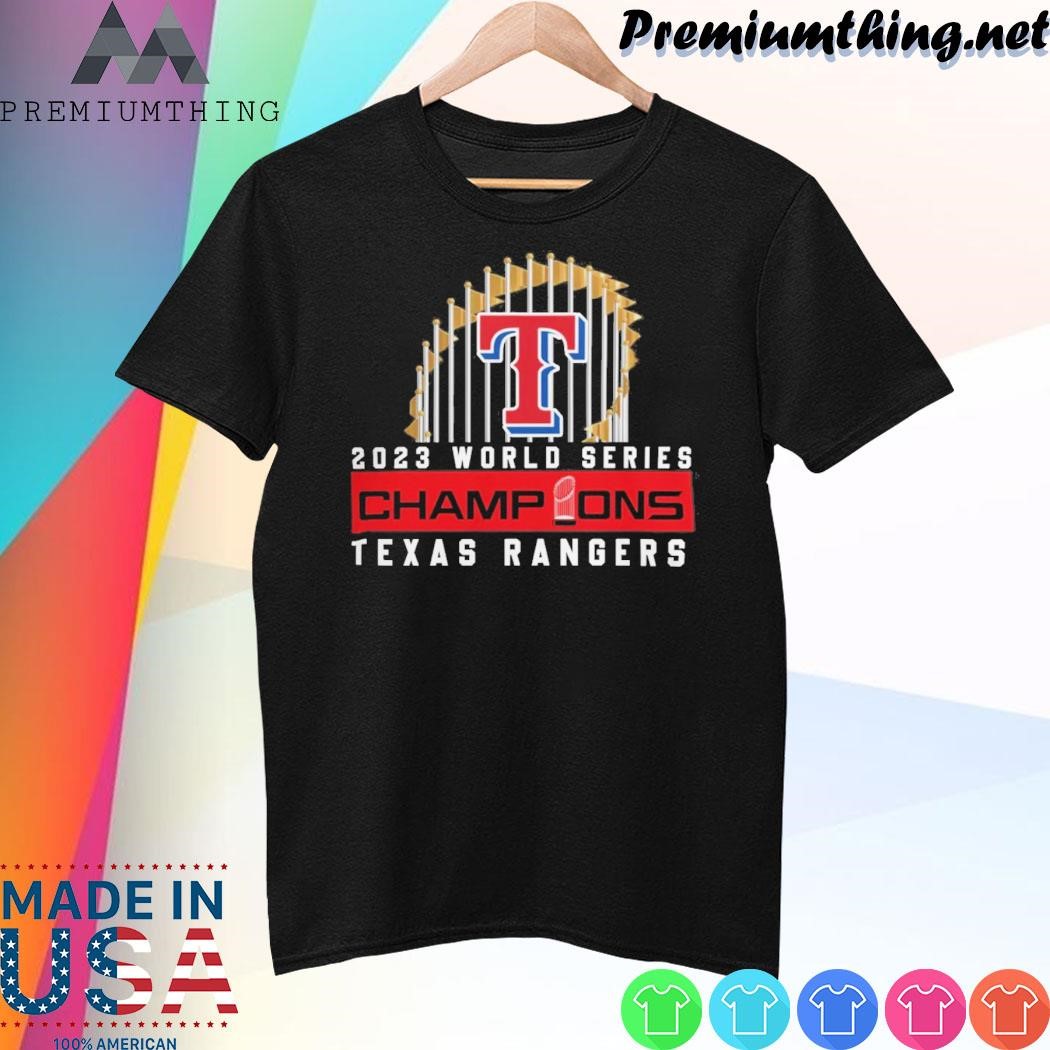 Design Texas Rangers 2023 World Series Champions Locker Room MLB shirt