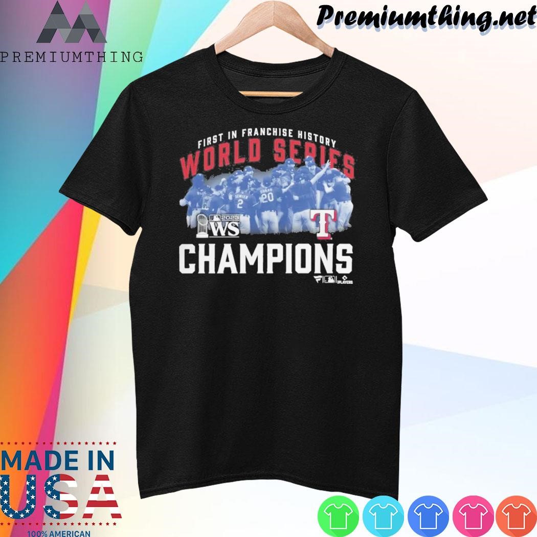 Design Texas Rangers 2023 World Series Champions Photo shirt