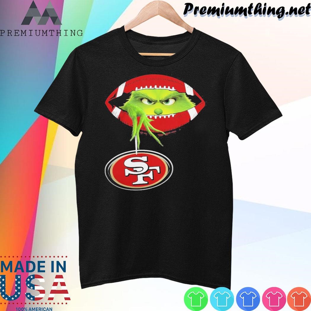 Design The Grinch Hold San Francisco 49ers Shirt