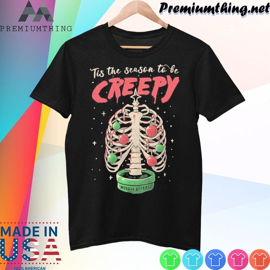 Design Tis the season to see creepy Murder Apparel christmas shirt
