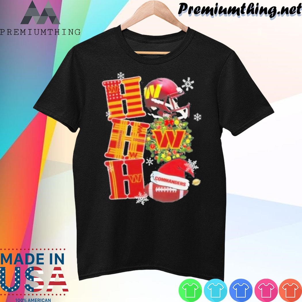 Design Washington Commanders Nfl Ho Ho Ho Christmas Shirt